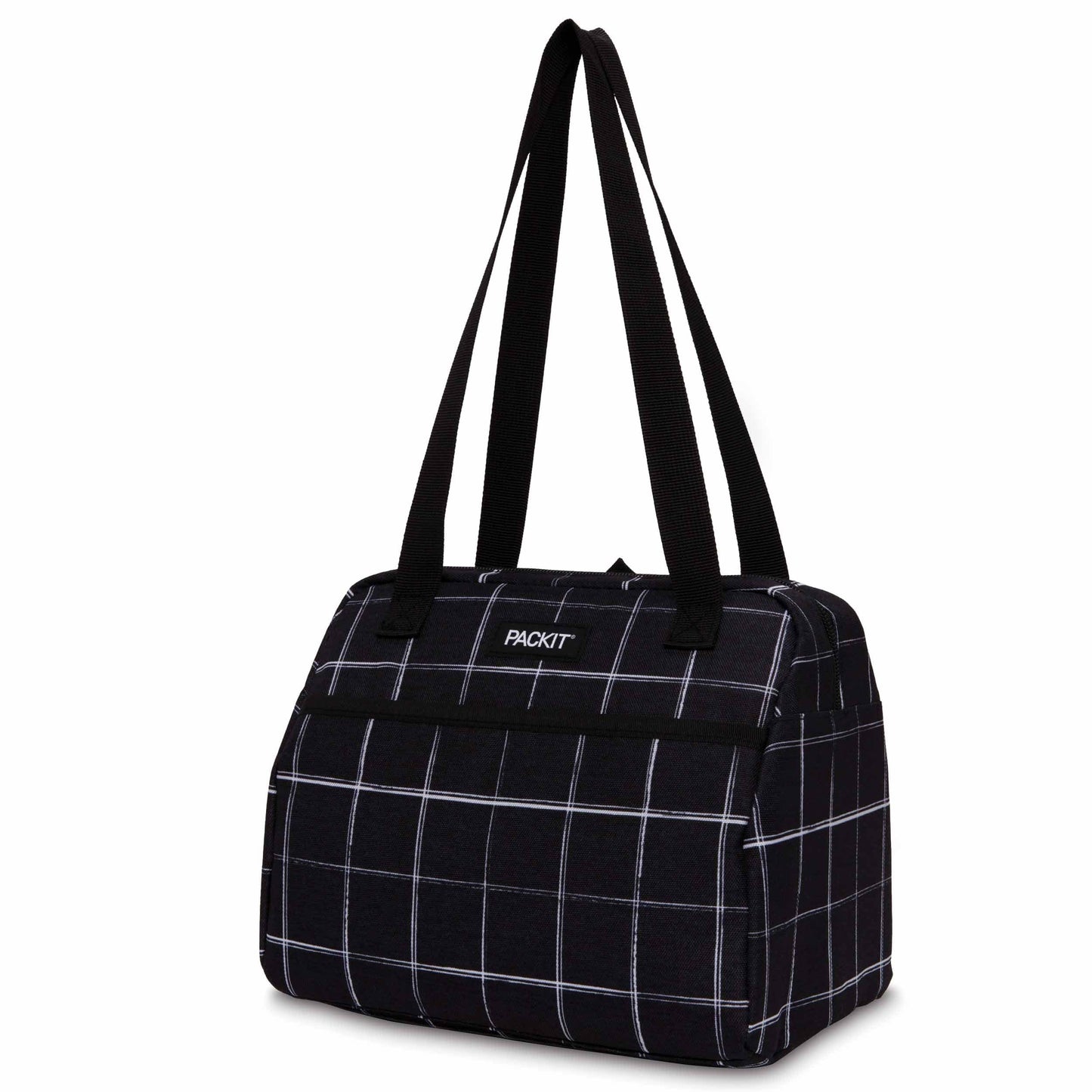 freezable-hampton-lunch-bag-o9 2022_Hampton-Lunch-Bag_Black-Grid_Left_Straps-Up_Lores_0800e0e3-5797-4ae6-9c7f-e61d4103afb1.jpg