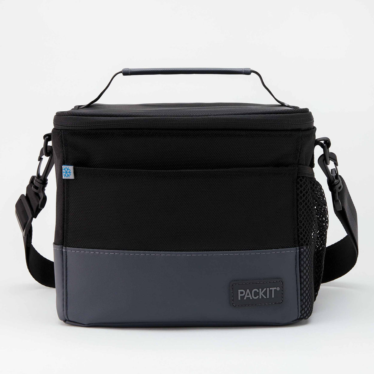 freezable-lunch-pail-s5 freezable-upright-lunch-pail-black-gray-front.jpg