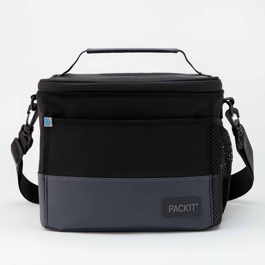 freezable-lunch-pail-s5 freezable-upright-lunch-pail-black-gray-front.jpg